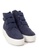 Shu Talk blue Amaztep Suede Leather High Top Velcro Sneakers C7D8CSH4C4CC22GS_6