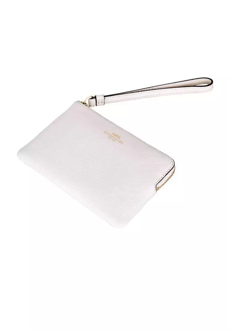 Coach Zip Leather Wallet 58032 – White