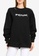French Connection black Fcuk Oversized Crew Neck Sweater 54675AA00B6E02GS_1