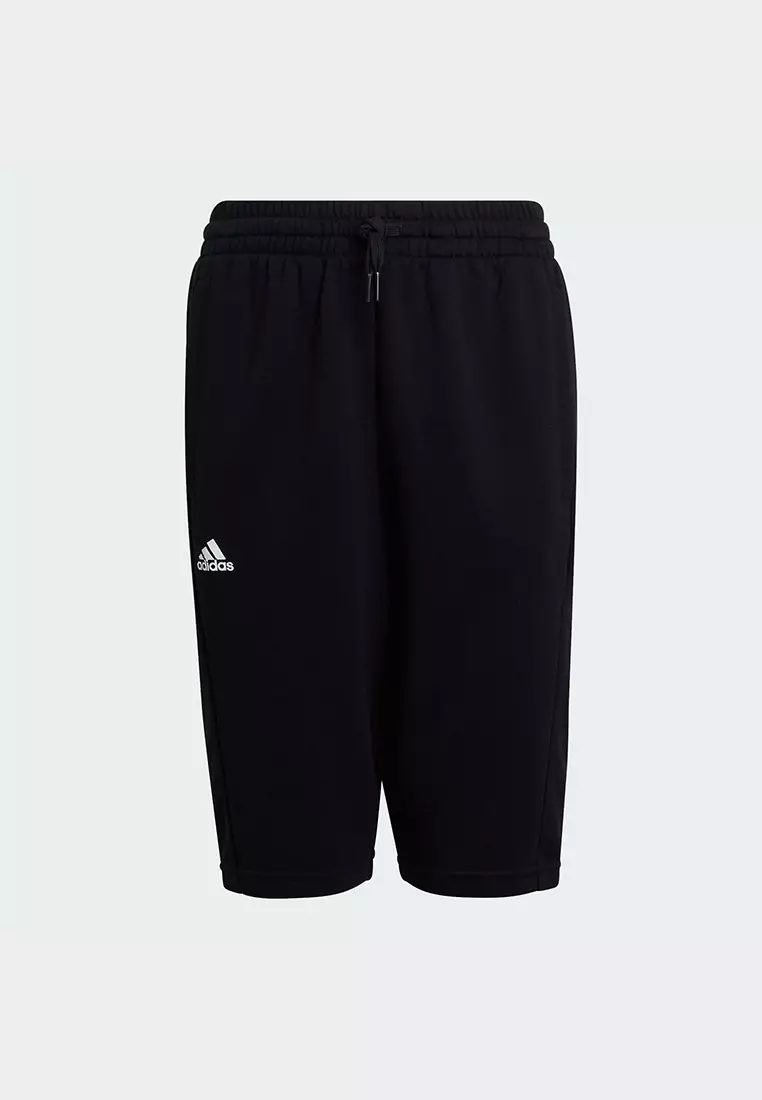 youth black adidas shorts