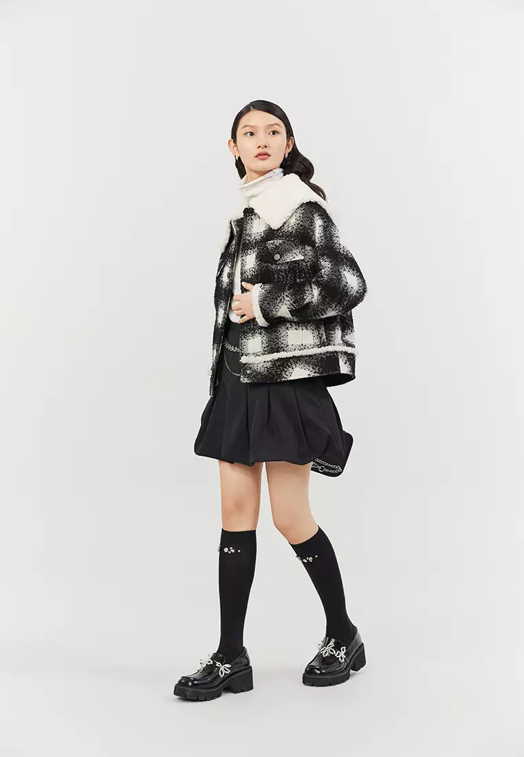 White new arrivals black coat