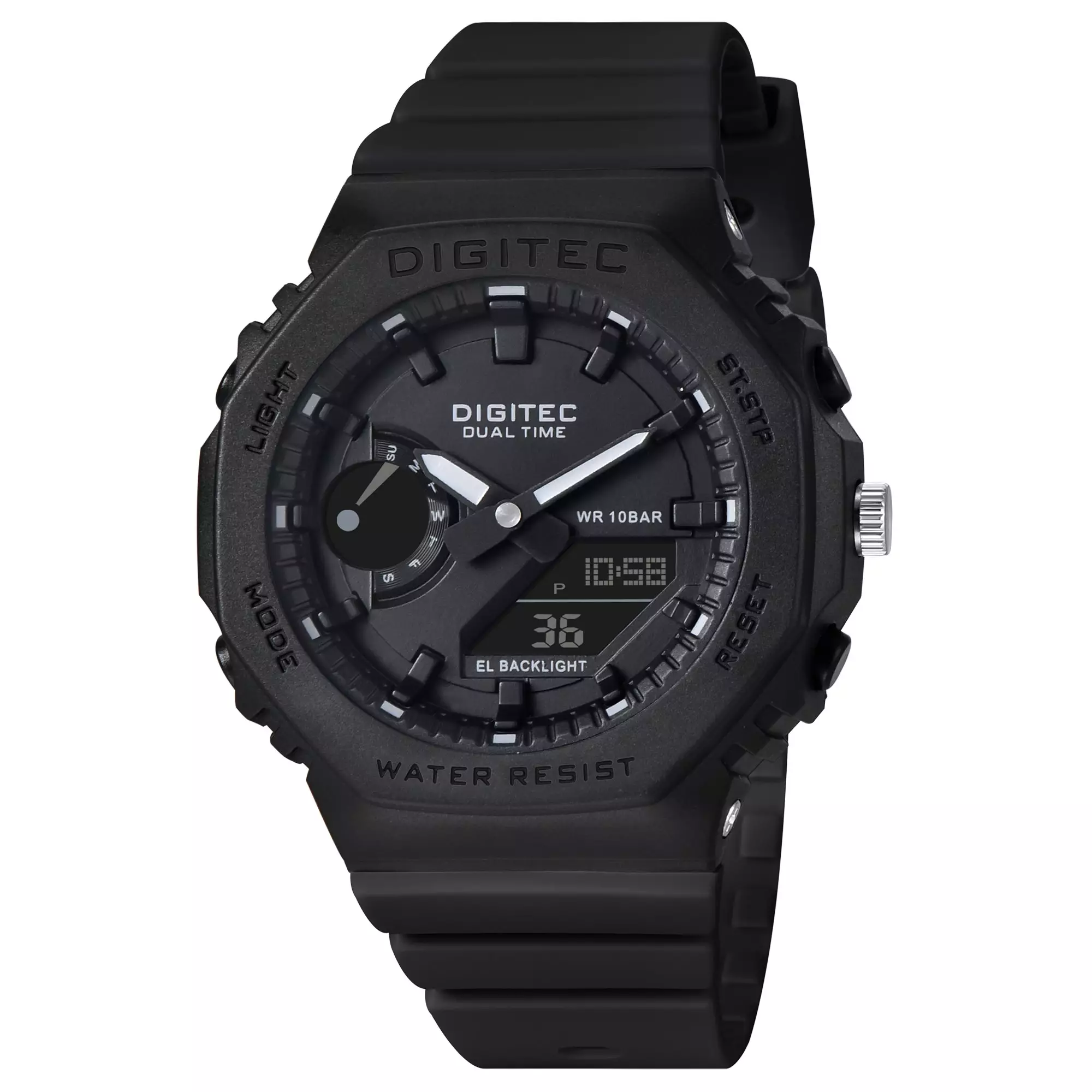 DIGITEC Jam Tangan Analog-Digital Wanita MDA-3119T - BK4B Hitam
