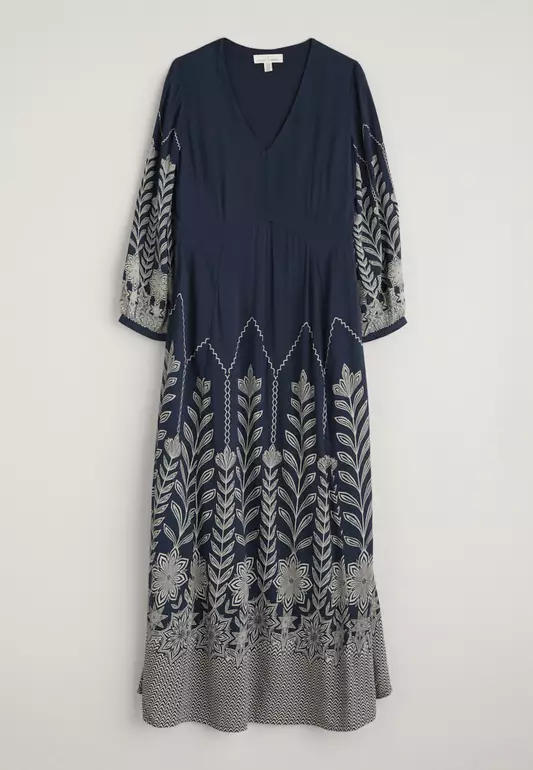 Seasalt Cornwall Navy High Woods Dress