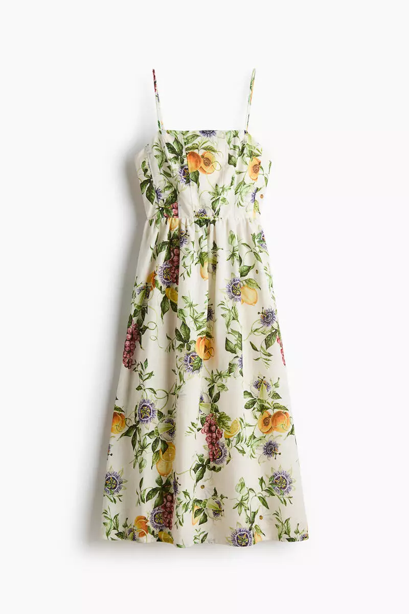 Strappy midi dress