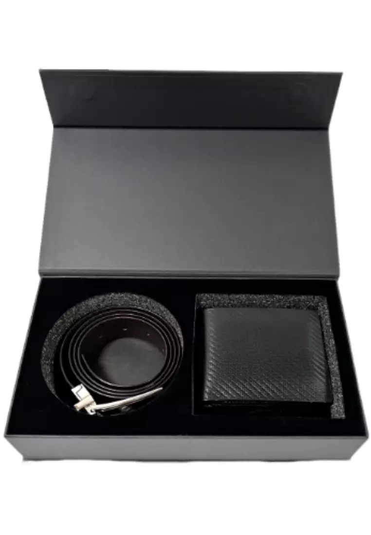 Belt gift set men - Wallet Gift Set - Wallet Gift Box - Belt and Wallet Set - Oxhide Wallet Cronous Gift Box