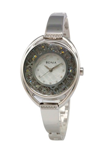 Bonia B10239-2357 - Jam Tangan Wanita - Silver