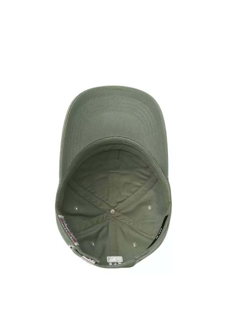 Varsity Vintage Cursive Damage Unstructured Ball Cap - Boston Khaki