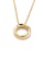 Vedantti yellow Vedantti 18k The Circle Solid Pendant in Yellow Gold A1479AC0E7C494GS_2