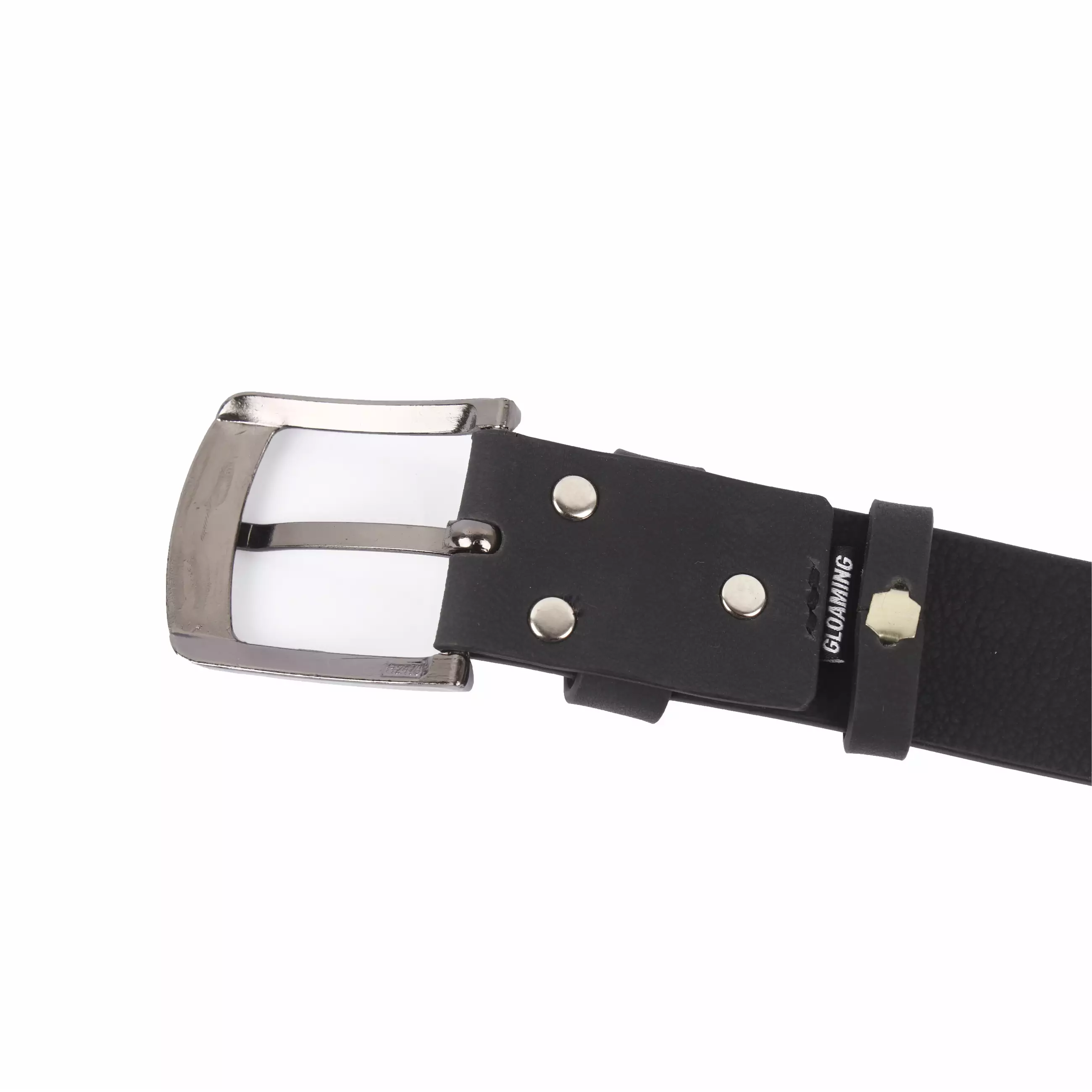 Gloaming Entifier Black Ikat Pinggang Pria Kulit Original Gloaming Belt