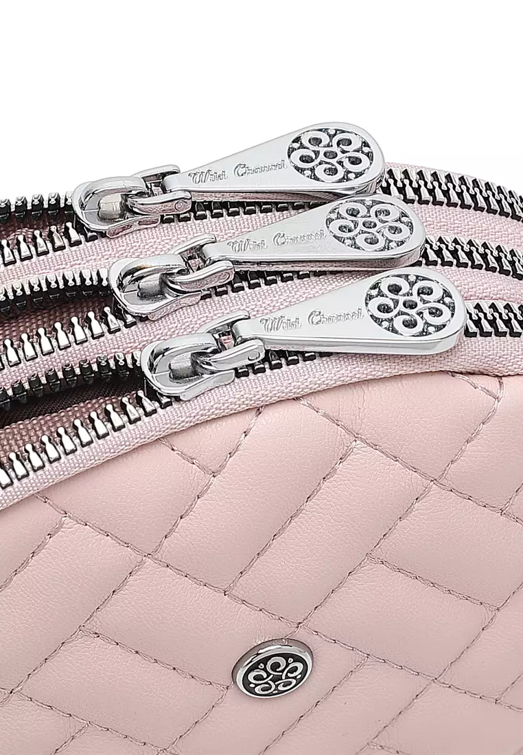 Women's Shoulder Sling Bag / Sling Purse - Pink