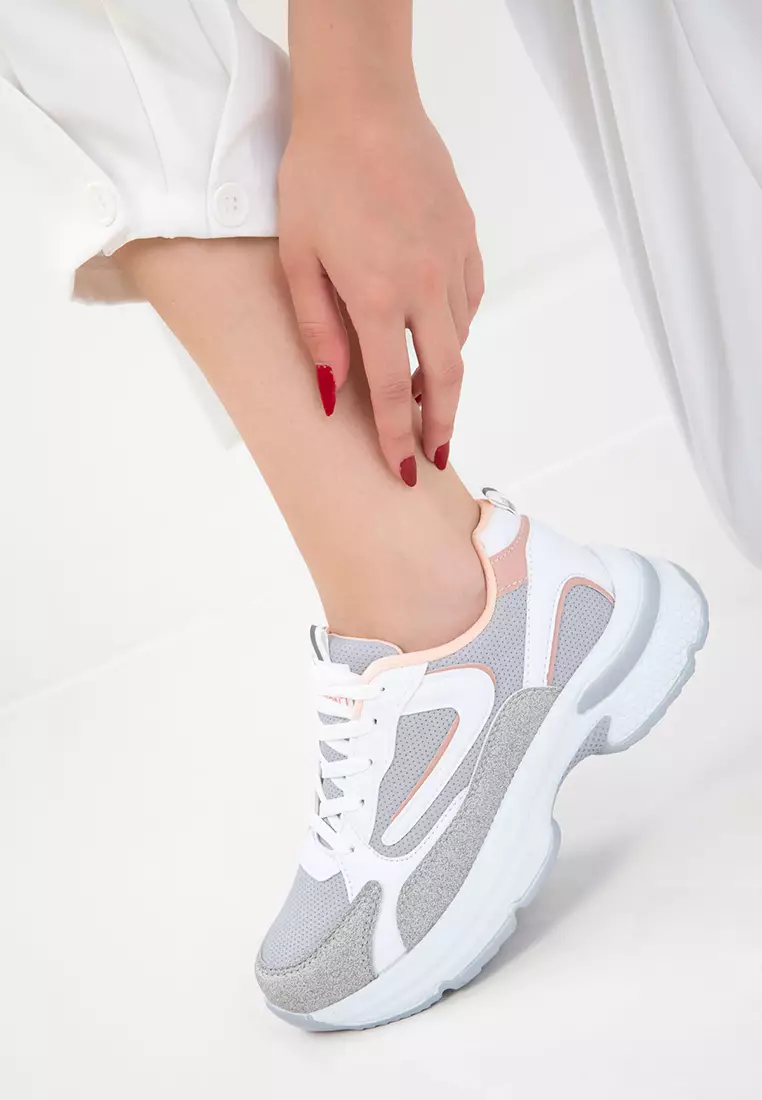 Ice-White-Powder Women's Sneaker 19686