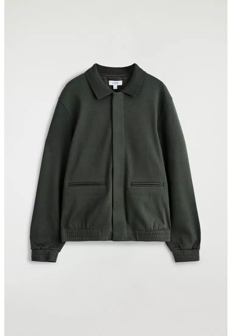 JERSEY HARRINGTON JACKET
