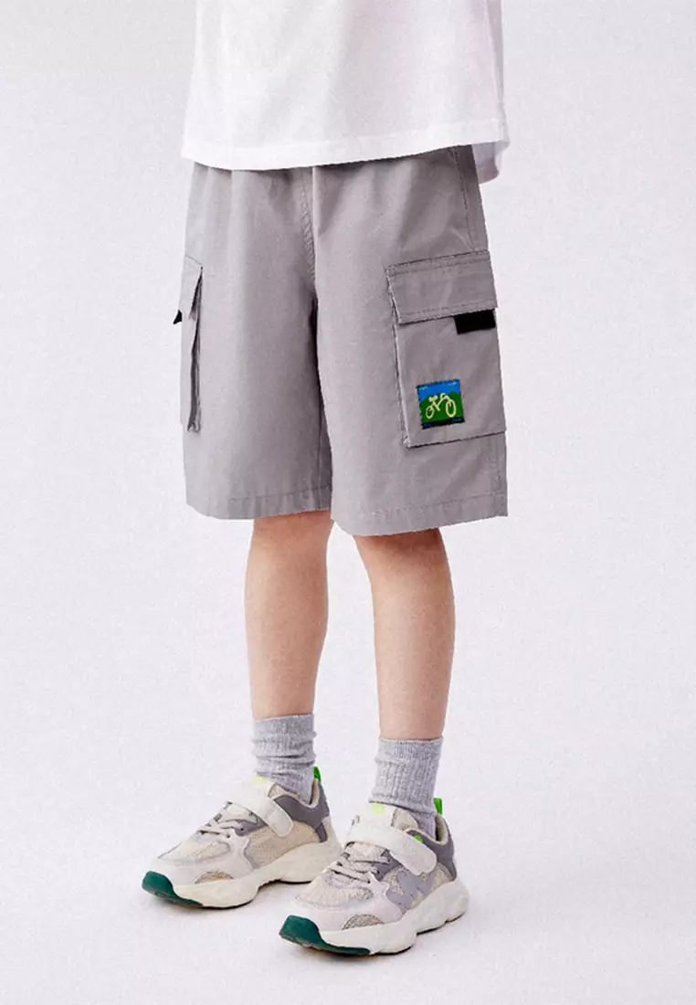 Belt Buckle Woven Short with Side Pocket