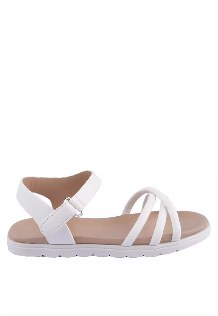 Little girls hot sale white sandals