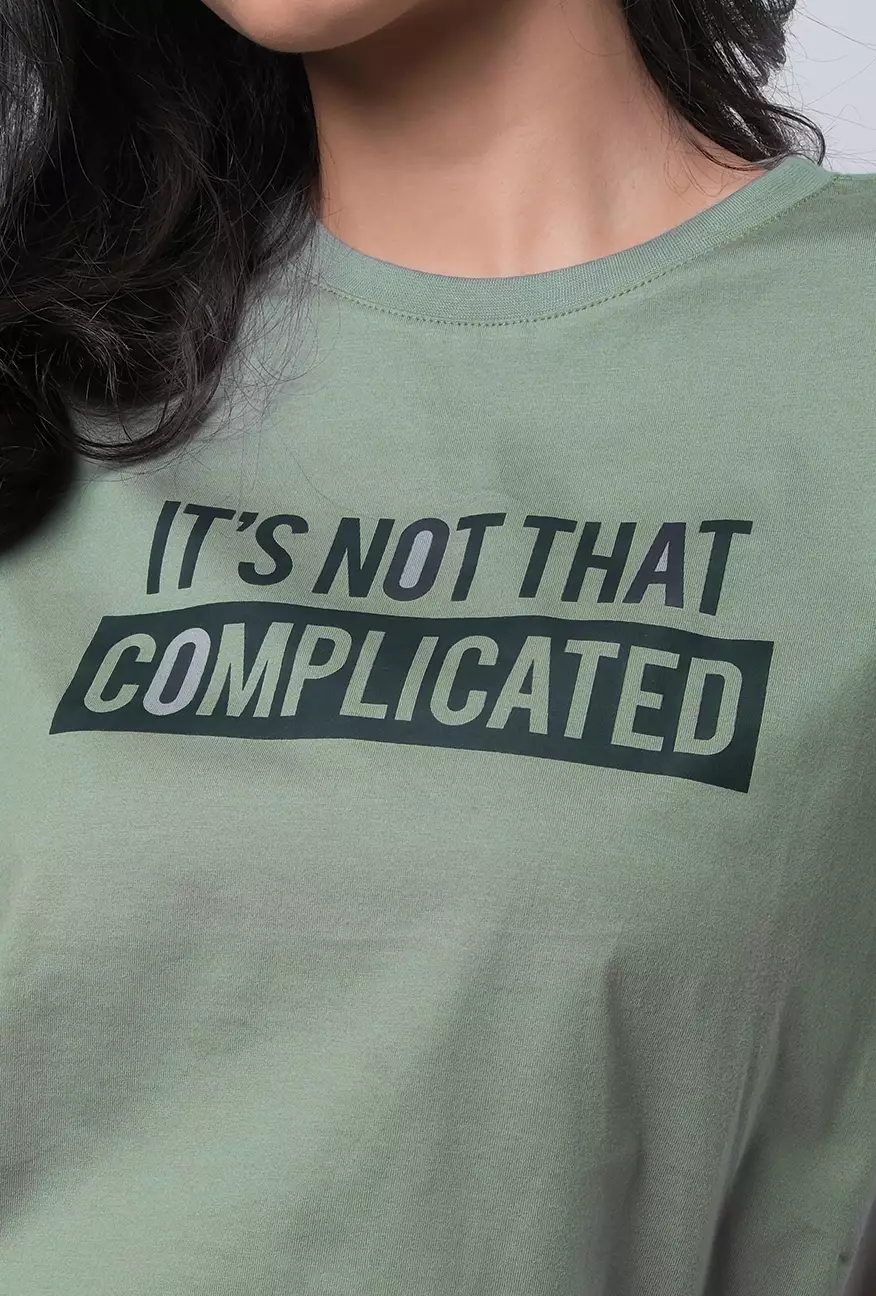 Kaos Wanita Ofelia Dusty Green