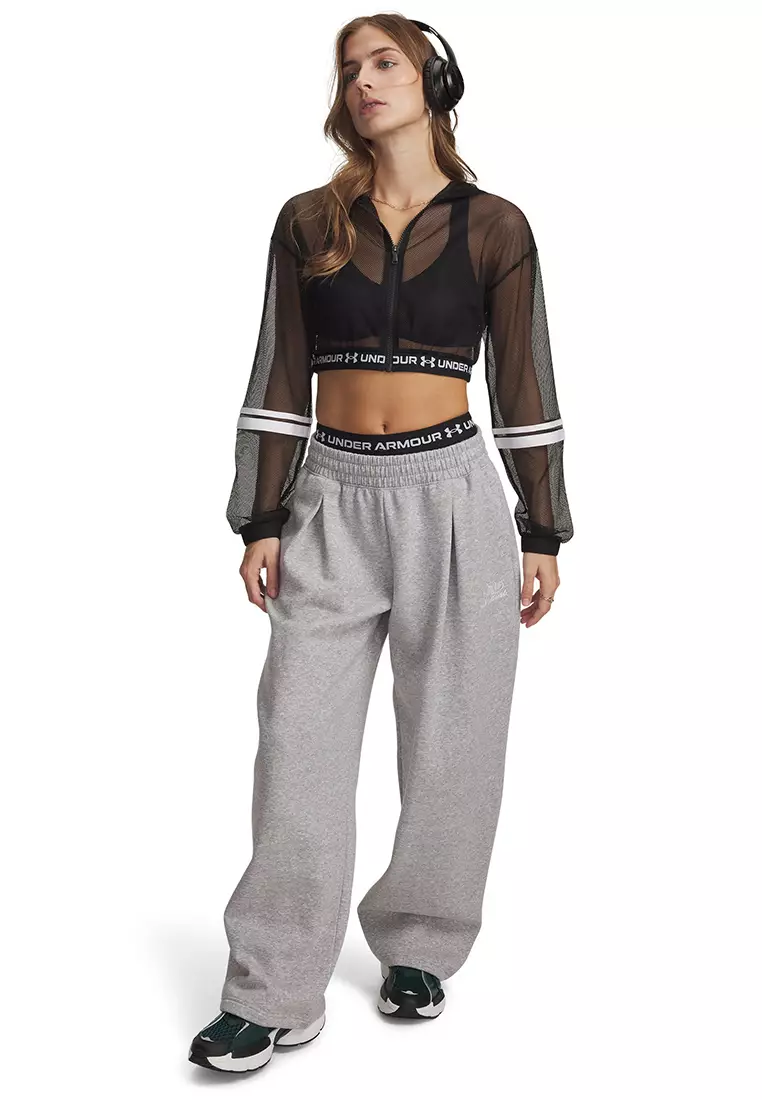 HeatGear® 網布全拉鍊連帽衛衣