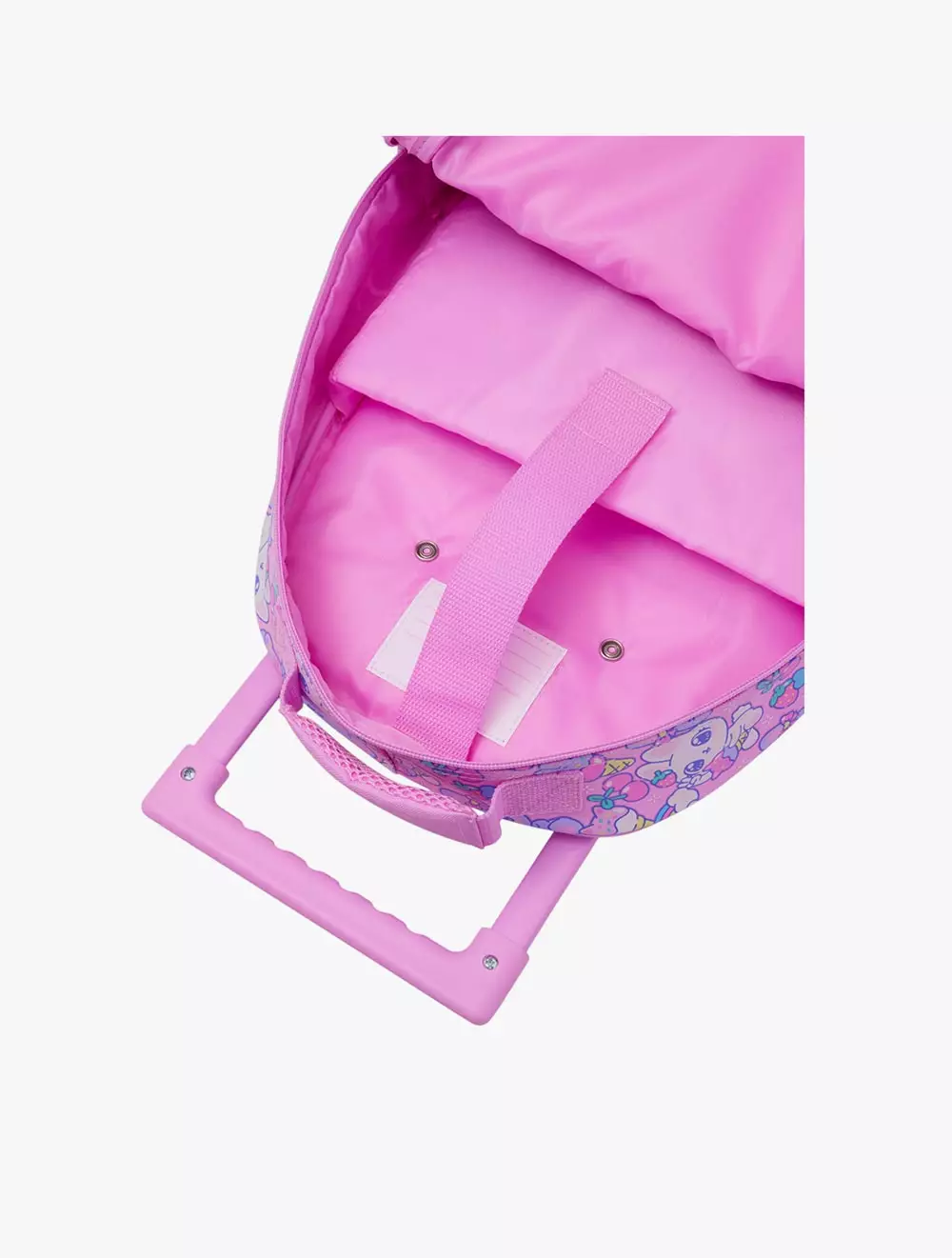 Smiggle Bright Eyes Trolley Backpack With Light Up Wheels - IGL457588PNK