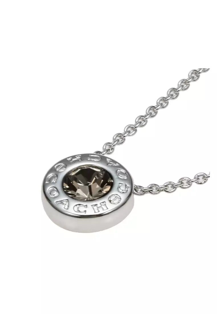Buy Coach Coach Necklace Silver for women F54514 SLV 2024 Online