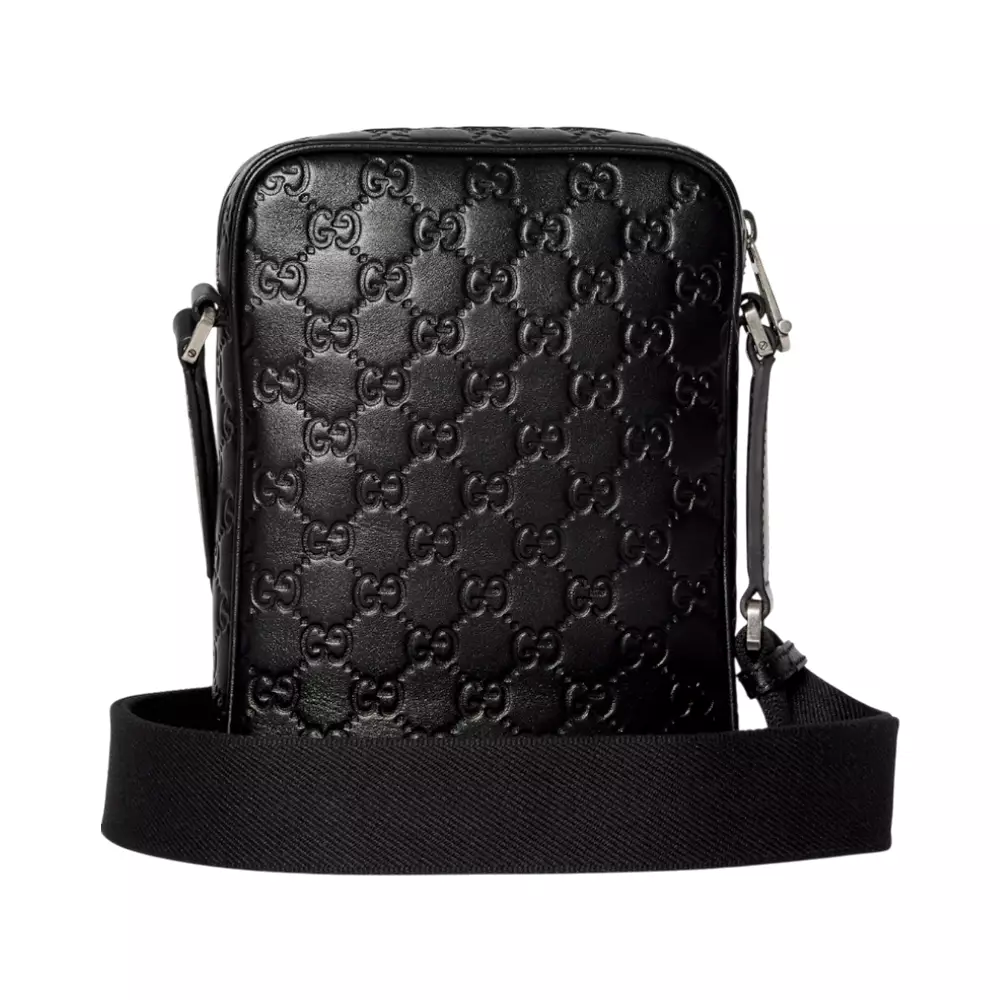 GG Emblem Small Crossbody Bag Black