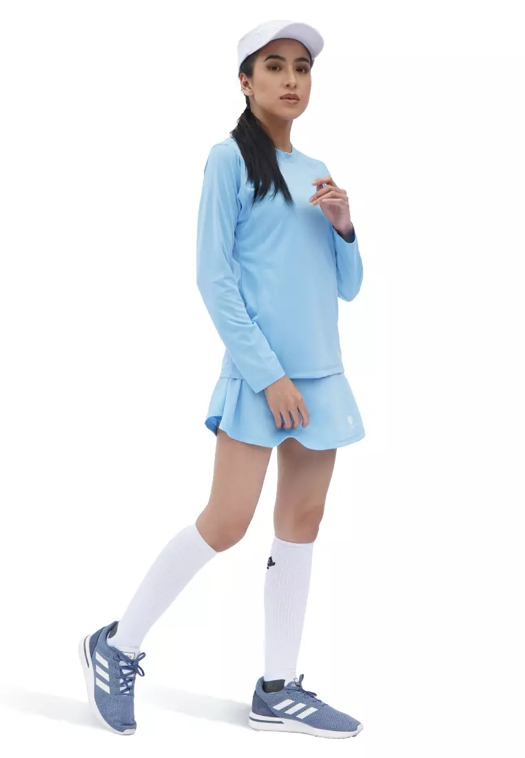 Tiento Kaos Running Dry Fit Baju Olahraga Wanita Lengan Panjang Gym Pakaian Sport Lari