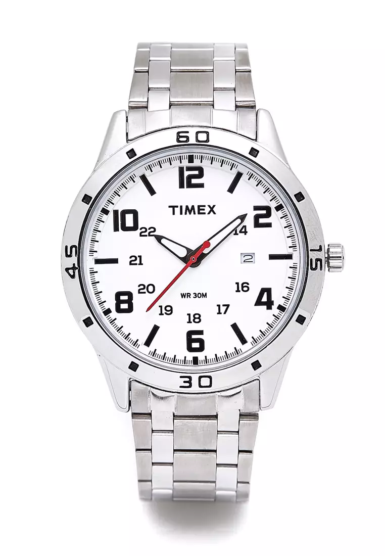 Buy TIMEX U9 2 Series Silver Stainless Steel Mens Watch Tw00u920e
