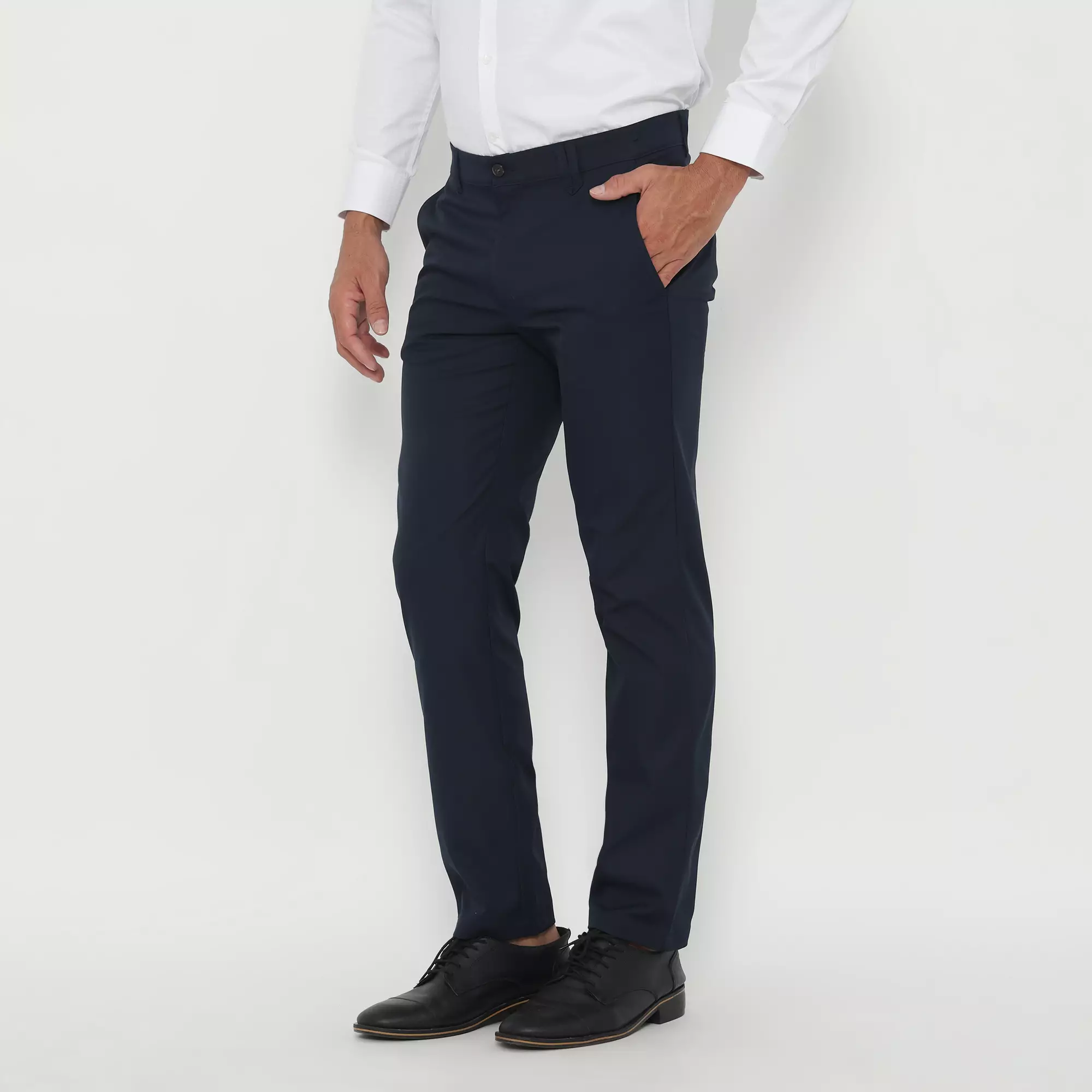 Jobb Jevino Celana Panjang Modern Slim Fit Navy Warna Navy