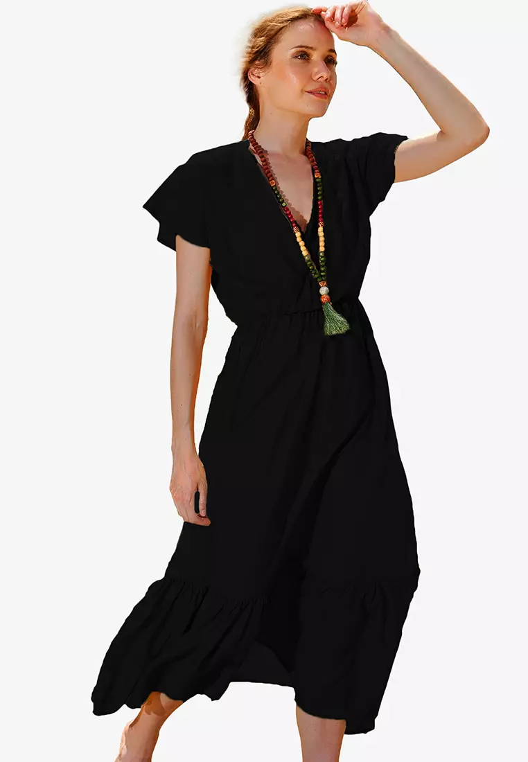 Buy Alacati Woven Maxi Dress 2025 Online ZALORA Philippines