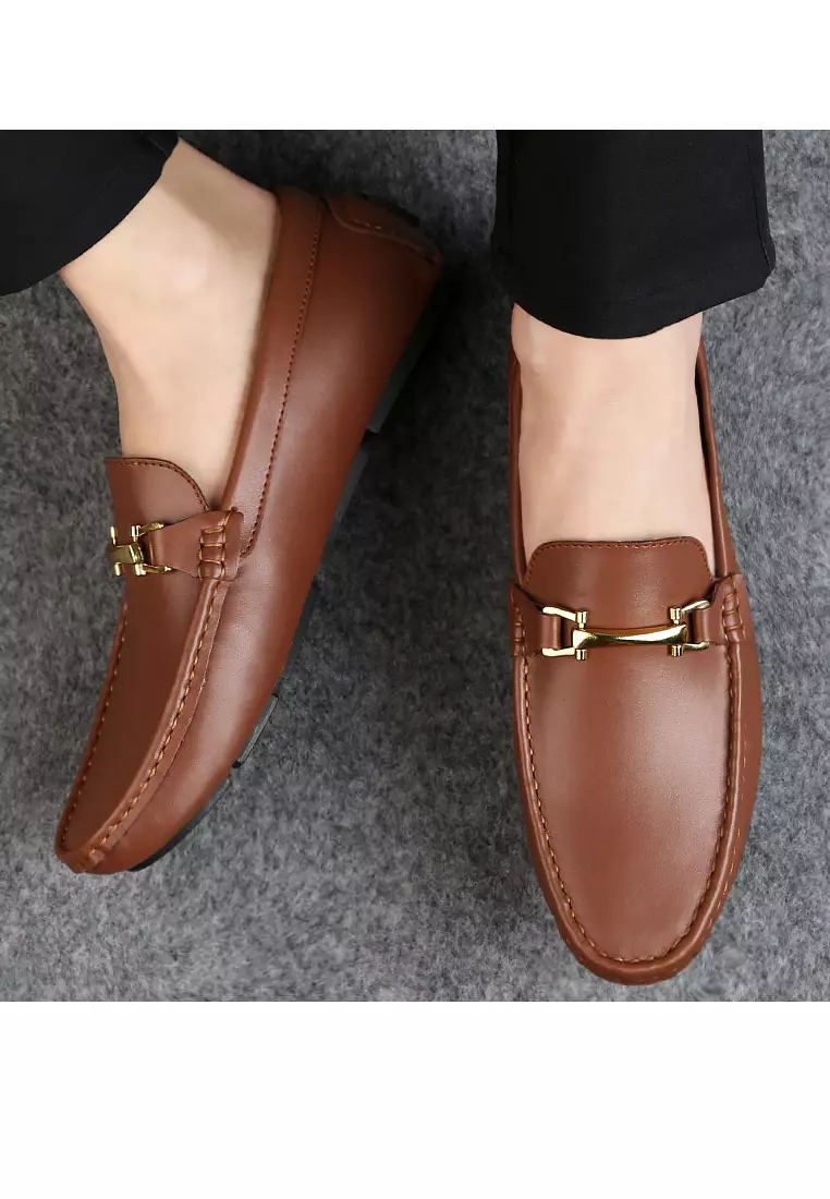 Leather Horsebit Loafers & Boat Shoes YY9016
