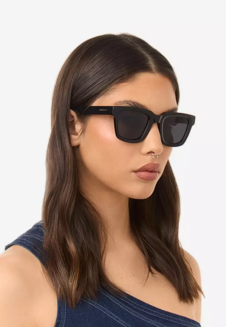 One Uptown - Polarized Black Sunglasses for Men and Women, Unisex. Official Product designed in Spain