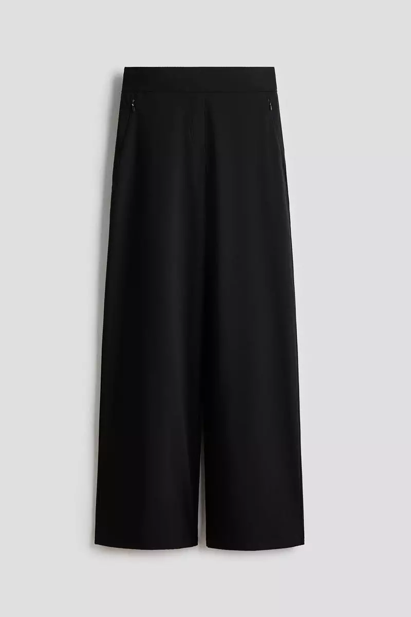Four-way Stretch Wide Trousers