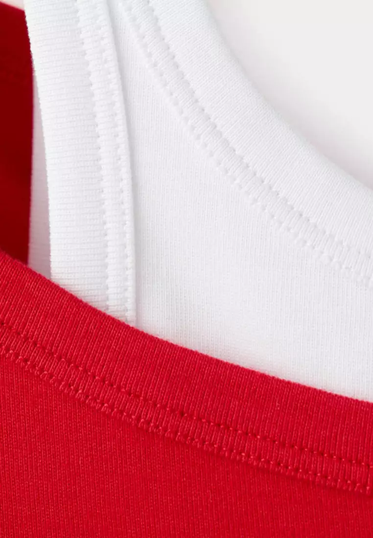 Two-Tone Contrast T-Shirt