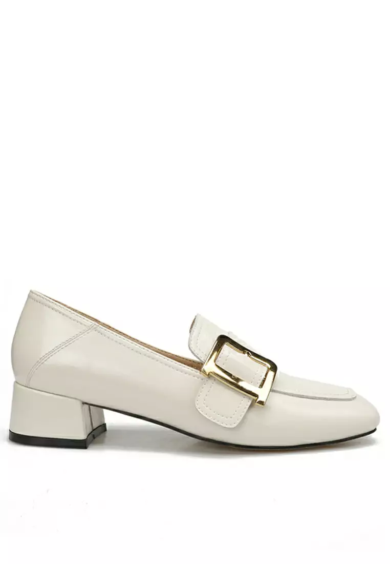 Discount on Twenty Eight Shoes  shoes - SKU: 3cm Belt Buckle Leather Loafer Te2088-6