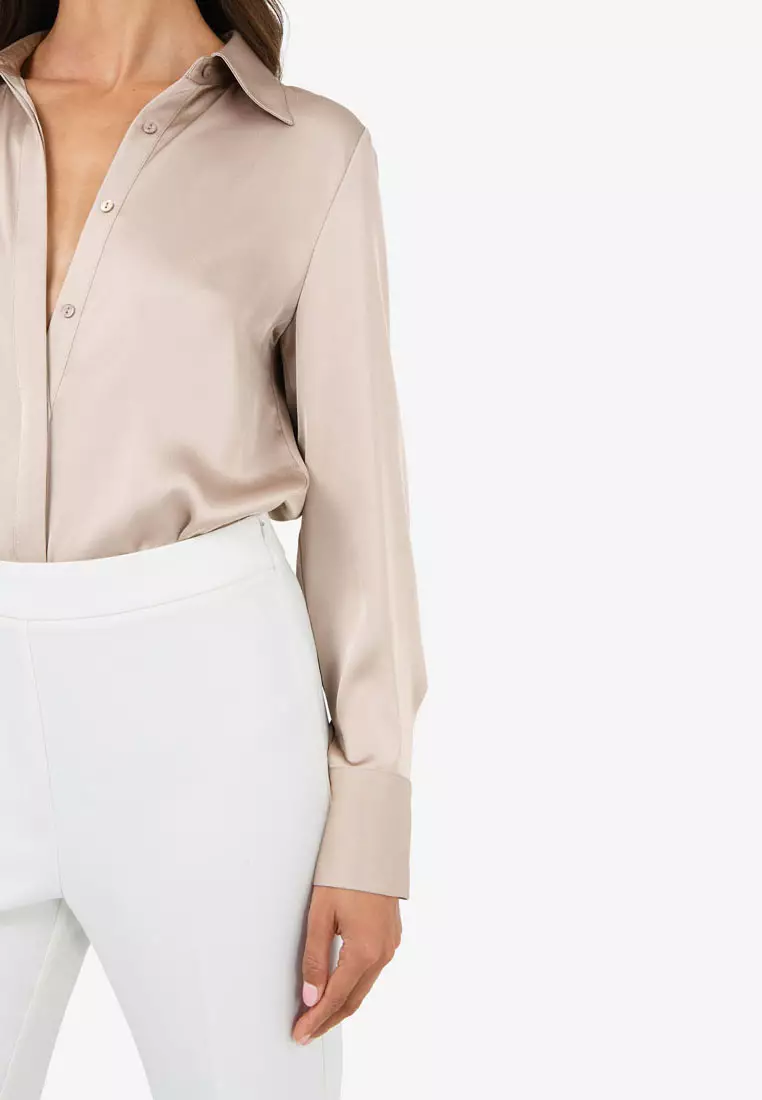 Belmore Crepe Flared Pants