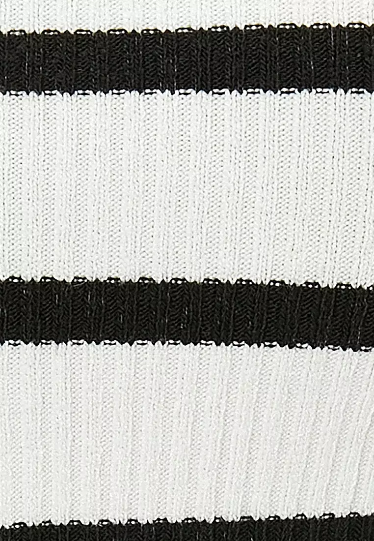 Zippered Off Shoulder T-Shirt