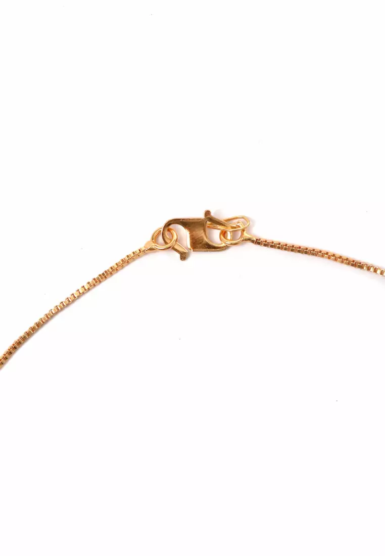 Kalung Aksesoris Wanita Bermotif Crystal Stone Design Casual Elegant Look - 100