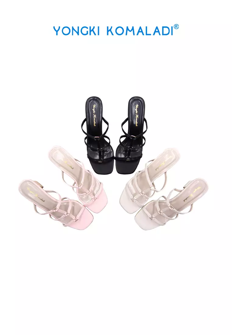[ ORIGINAL ] YONGKI KOMALADI HEELS OL-KNN7047-22 PEACH