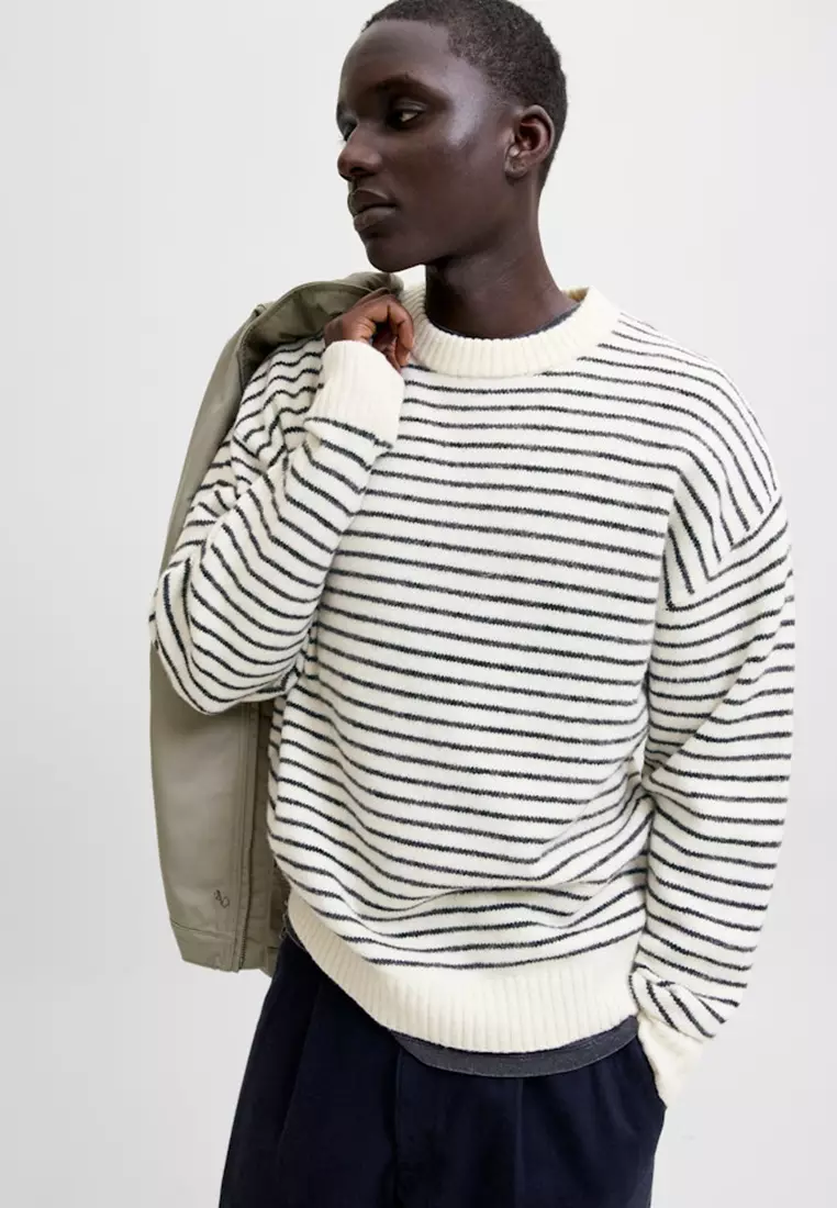 新品　BRIEFING WS WR STRIPE CREW NECK KNIT Jack & Jones Stripe Crew Neck Knit Sweater 2026 | Buy Jack & Jones
