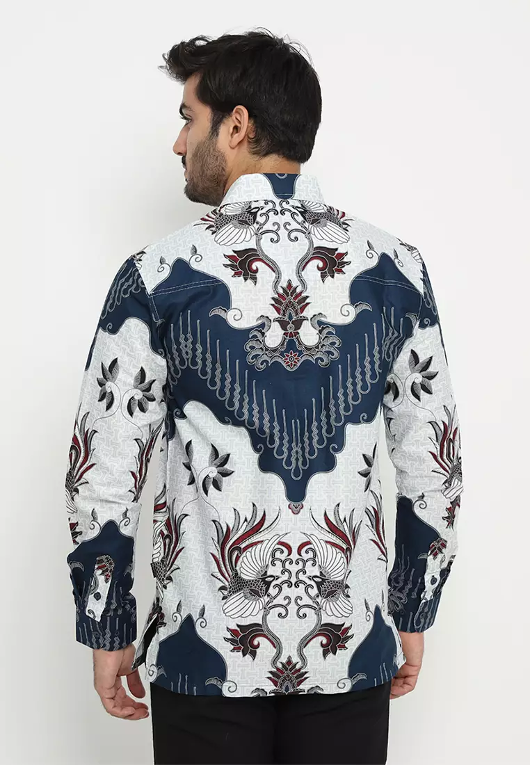 Hadinata Batik Pria Kemeja Panjang Mathew Marion