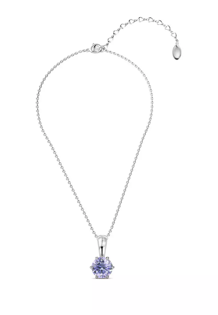 Birth Stone Pendant June Alexandrite - Kalung Crystal Swarovski by Her Jewellery