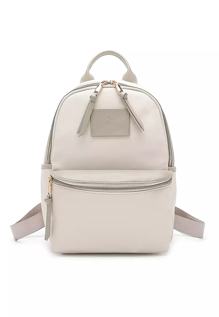 White leather backpack sale