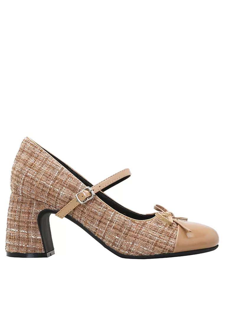 Discount on Twenty Eight Shoes  shoes - SKU: 7CM French Style Patchwork Mary Jane Shoes TE229-10