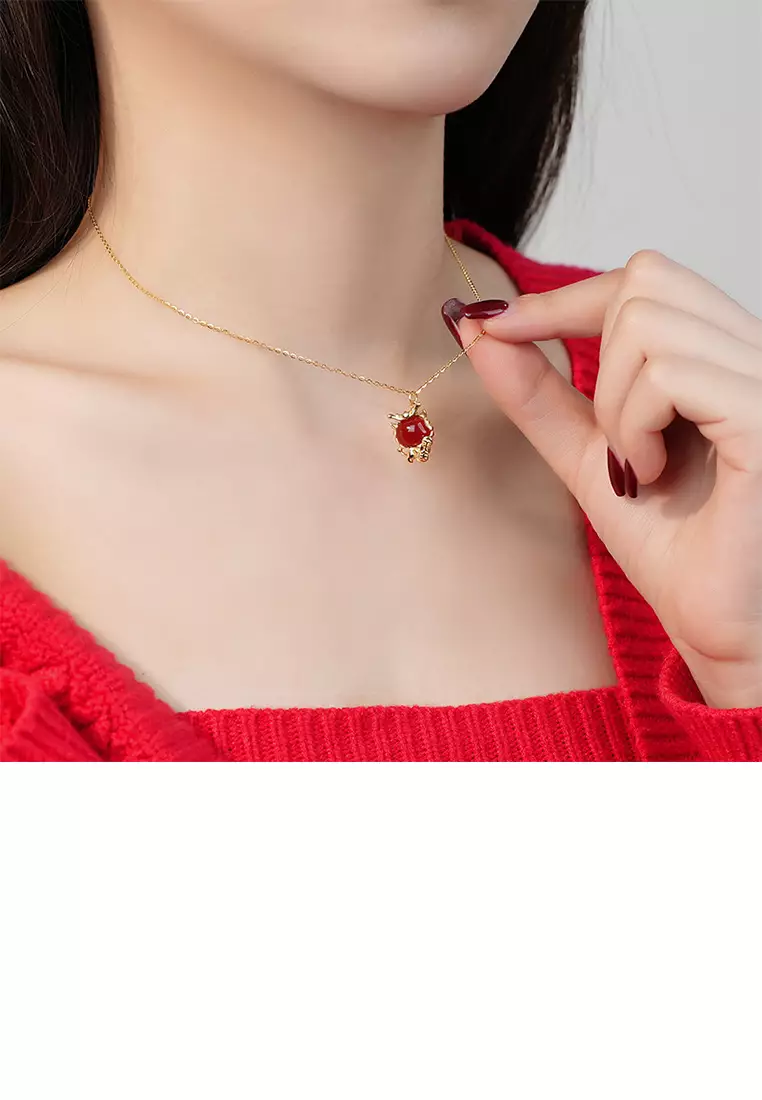 Simple dragon necklace online