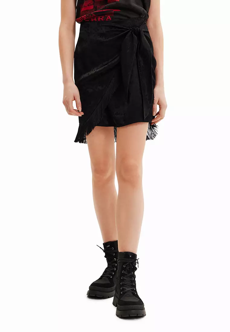 even&odd, Skirts, Black And White Stripes Mini Skirt Size S