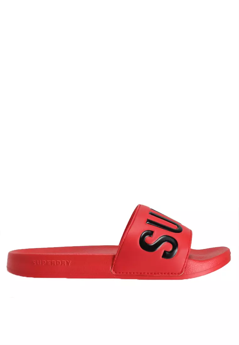 Core Graphic Pool Slide Sandals