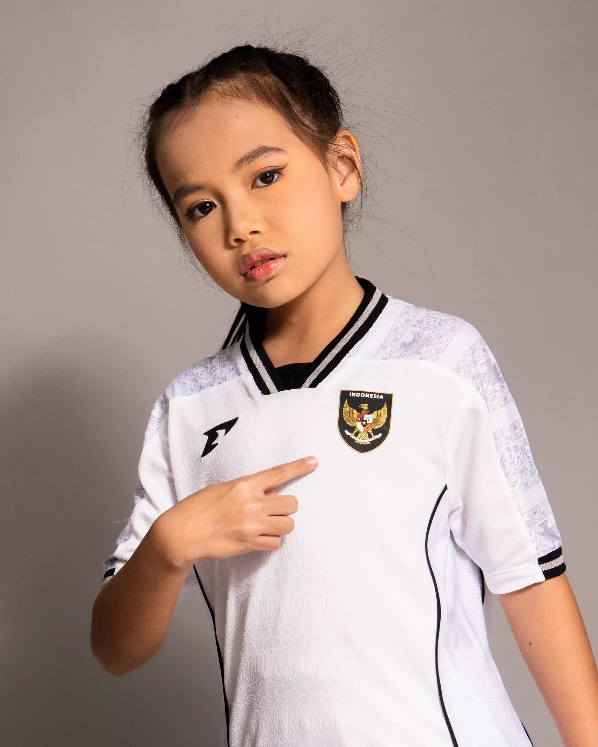 ERSPO Timnas Indonesia Jersey Replica Away SS Kids White ERS.XF0765 - Jersey Anak (Putih)