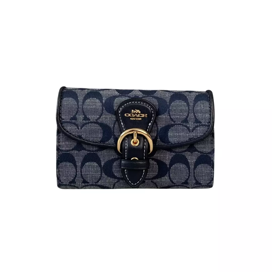 Coach chambray wallet hotsell