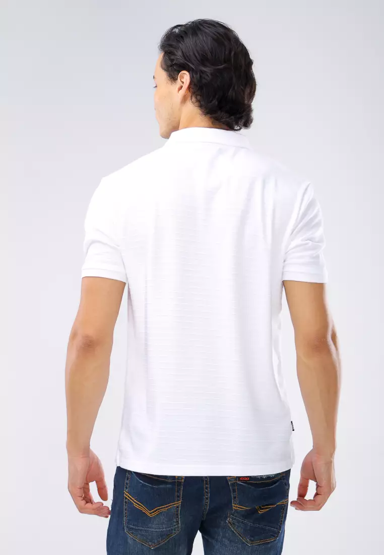 Collared Short Sleeves Comfort Fit