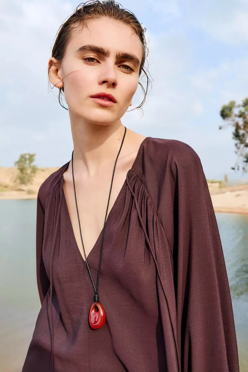 Oversized tunic dress