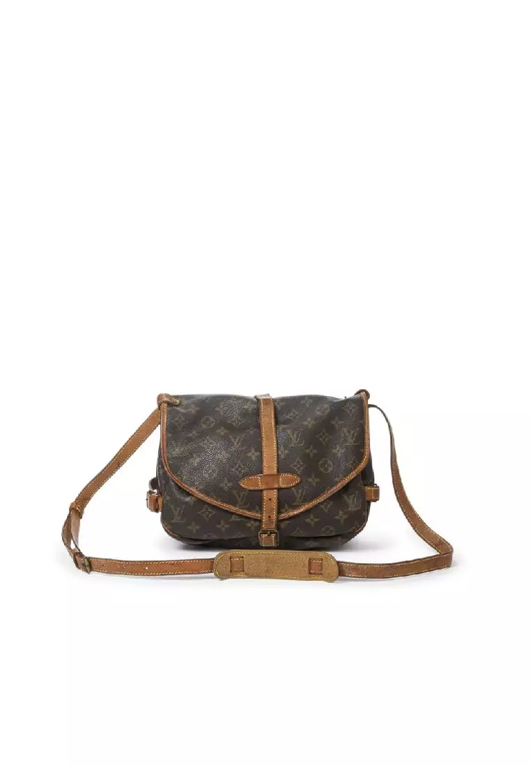 Louis Vuitton, Bags, Louis Vuitton Saumur Mm In Brown Monogram Canvas