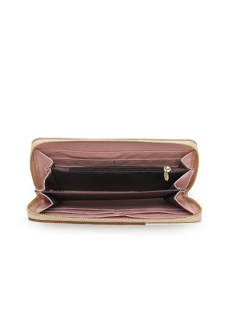 Women's Long Purse / Wallet - Apricot
